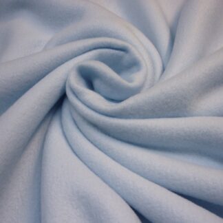 Plain Baby Blue Fleece Soft Fabric Anti pill 150cm