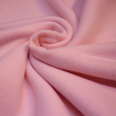 Plain Baby Pink Fleece Soft Fabric Anti Pill 150cm