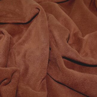 Plain Brown Fleece Soft Fabric Anti Pill 150cm
