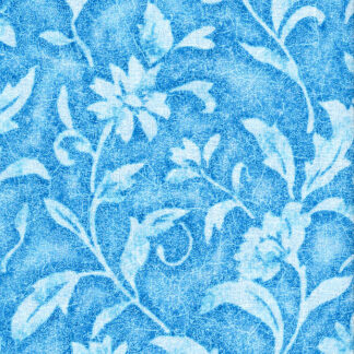 Blue Vintage Tapestry Sew Simple 100% Cotton Quilting Fabric