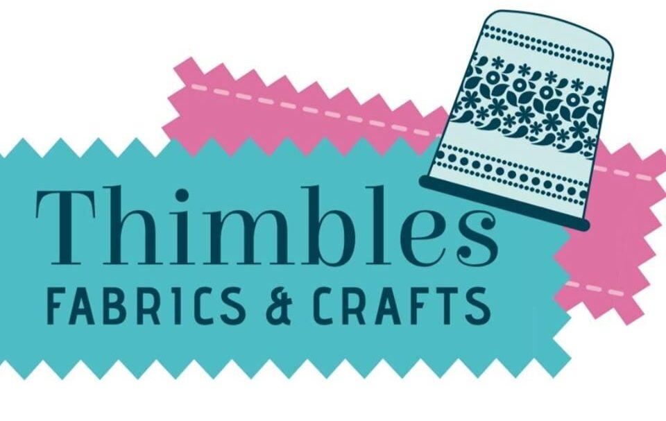 Thimbles fabric shop logo