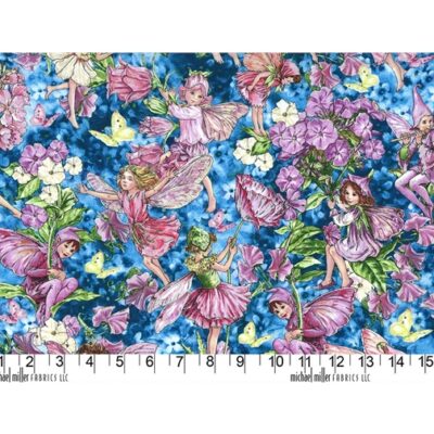 Michael Miller fabric with fairies whisper
