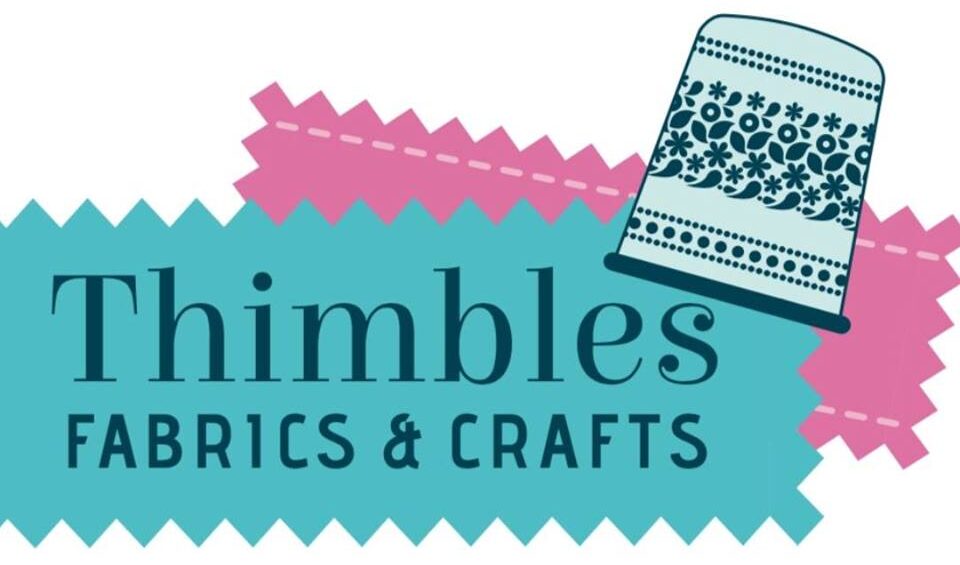 Thimbles fabric shop logo
