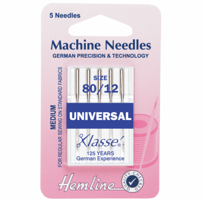 80/12 Medium Universal Machine Needles