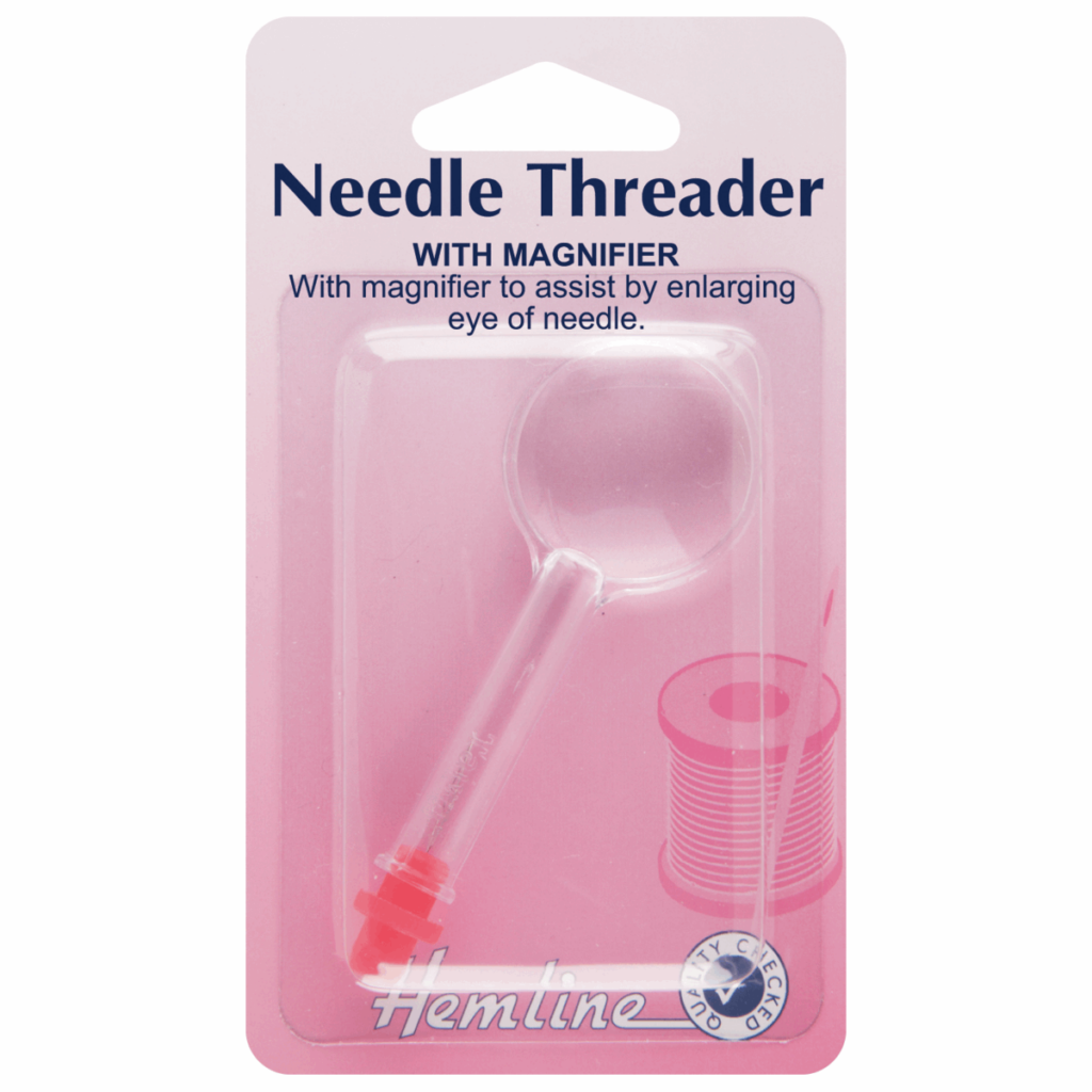 Plastic Needle Threader with Magnifier Thimbles Fabric Shop