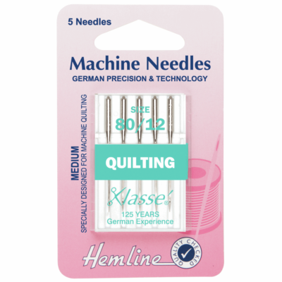 Medium 8/12 Quilting Sewing Machine Needles