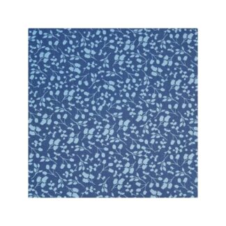 Candy Blue on Navy 100% Cotton Quilting Dressmaking Blenders