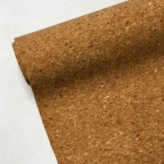 Plain -100% Real Vegan Cork Fabric From Portugal With Cotton Flannel Backing