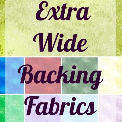 Extra Wide Backing Fabric