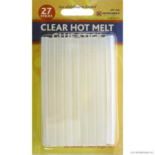 CLEAR HOT MELT GLUE STICK Thimbles Fabrics and Crafts