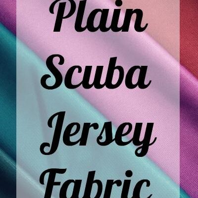 Plain Scuba Jersey Fabric