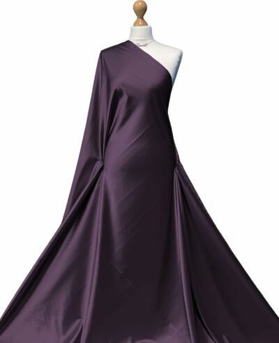 Purple - Japanese Luxurious Duchess Satin Fabric - Image 8