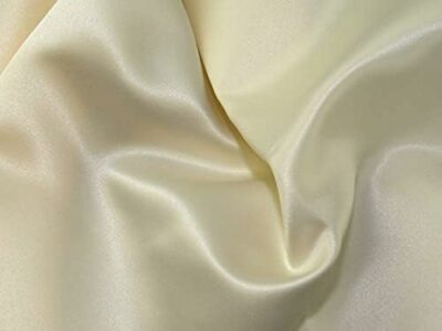 Ivory / Cream - Japanese Luxurious Duchess Satin Fabric - Image 2