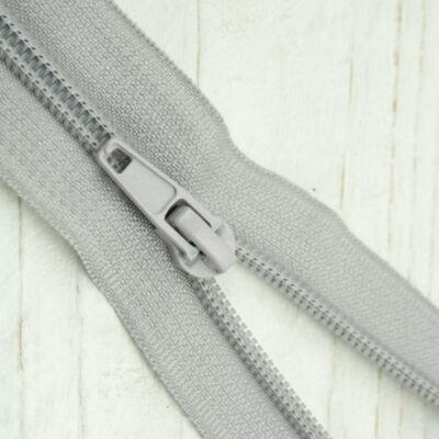Light Grey Nylon Closed End Dress Zipper 20"/51cm