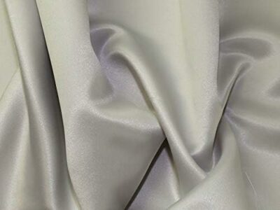 Silver / Grey - Japanese Luxurious Duchess Satin Fabric - Image 3