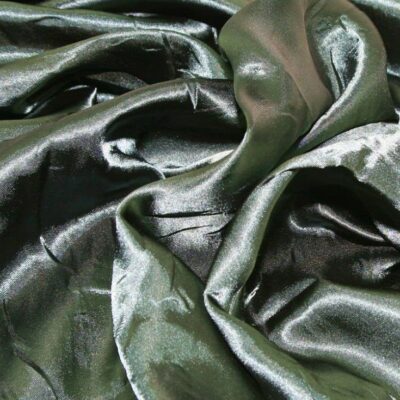 bottle green Silky Satin Fabric Dress Making Material Lining 150cm/60"