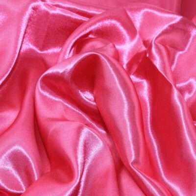 Hot Pink Silky Satin Fabric Dress Making Material Lining 150cm/60"