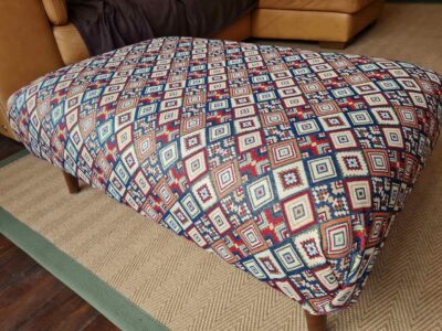 Big Aztec Designer Heavyweight Woven Multicoloured Tapestry Fabric - Image 4