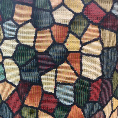 Gaudi Mosaic Designer Heavyweight Woven Multicoloured Tapestry Fabric - Image 4