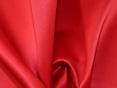 Red - Japanese Luxurious Duchess Satin Fabric - Image 2