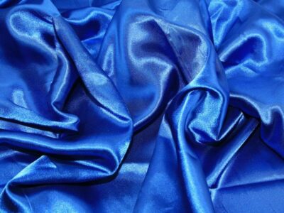 Royal Blue Silky Satin Fabric Dress Making Material Lining 150cm/60"