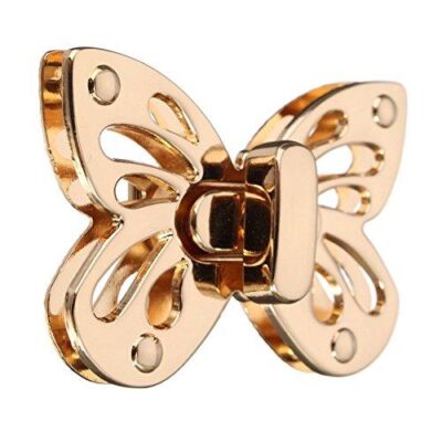 Butterfly Clasps/Buckles Twist Turn Lock - Light Golden
