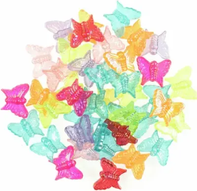 Butterfly Beads ( Plastic) - Toy Accessories