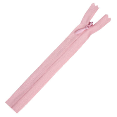 9"/23cm Light Pink Invisible Concealed Zip