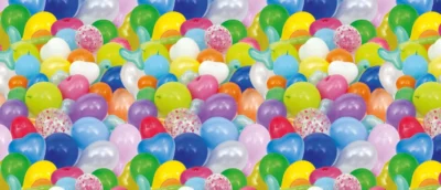 Party Balloons PVC Vinyl Wipe Clean Tablecloth