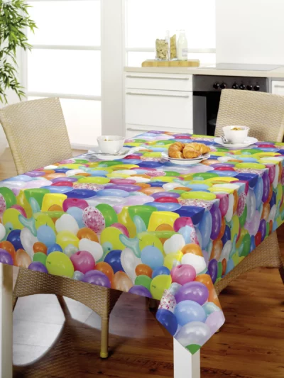 Party Balloons PVC Vinyl Wipe Clean Tablecloth - Image 3