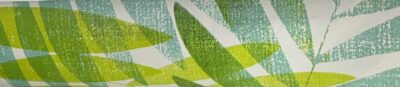 Modern Leaves PVC Vinyl Wipe Clean Tablecloth