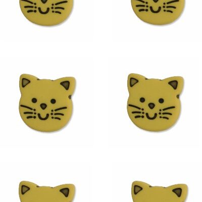 kitten-button-yellow-colour