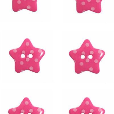 star-button-white-dots-pink-colour