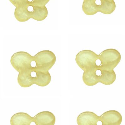 butterfly-button-plain-plastic-light-yellow-colour