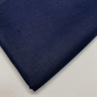 Navy Blue Plain Premium quality 100% Egyptian Cotton Fabric, Tight Woven Sheeting Fabric 60" Wide