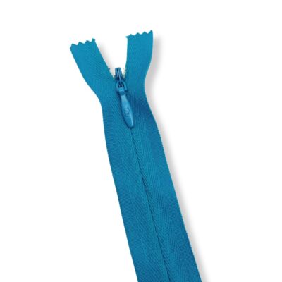 9"/23cm Turquoise Invisible Concealed Zip