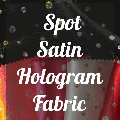 Spot Satin Hologram Fabric