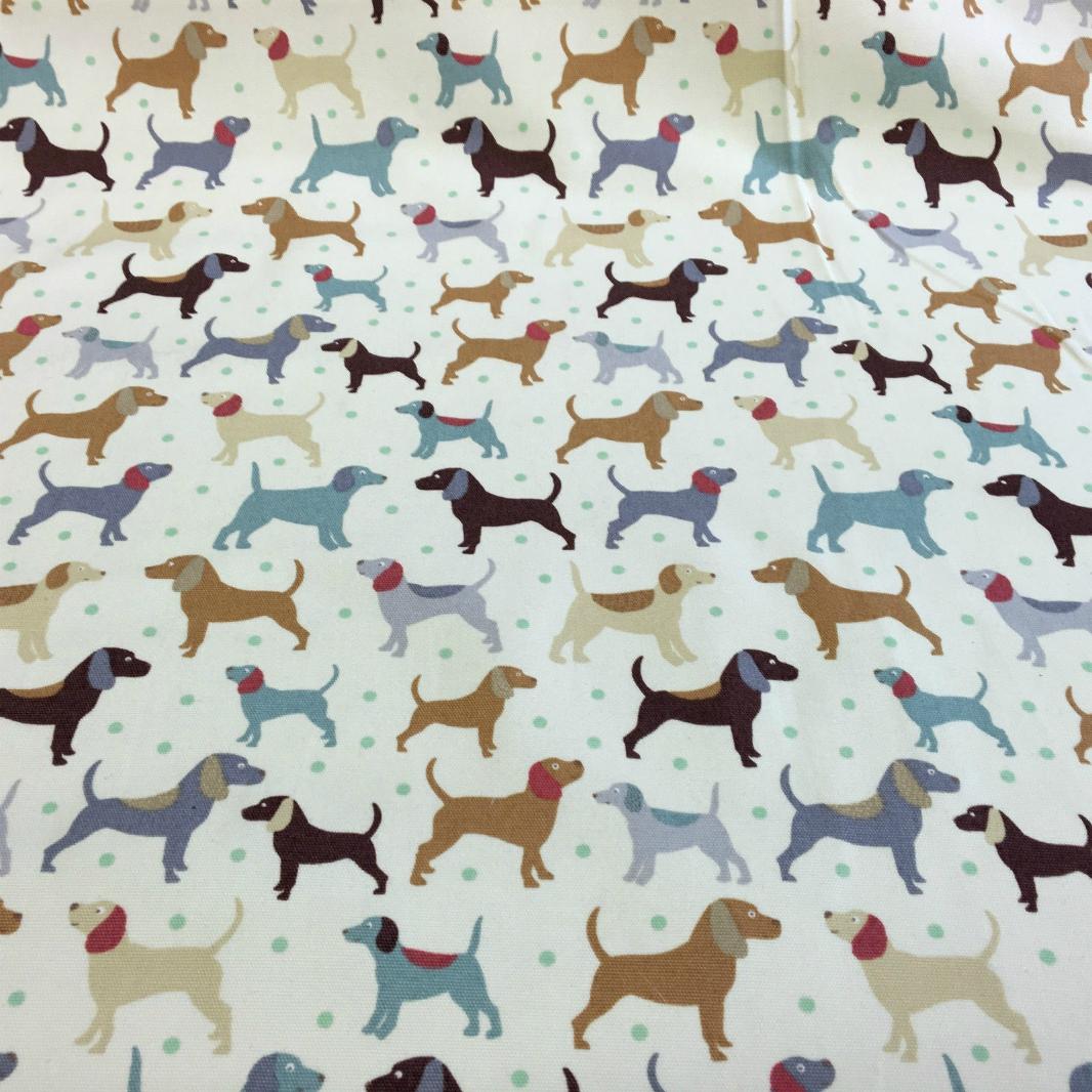 Rainbow Ponies Printed 100% Cotton Canvas fabric Material 150 cm wide