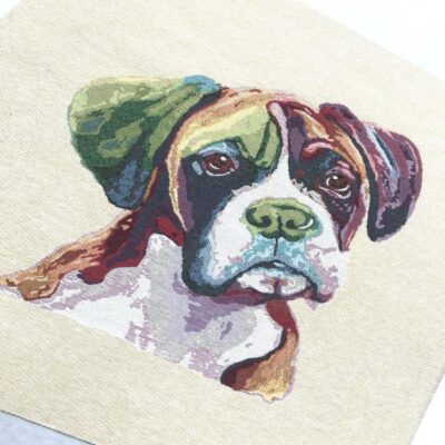 bulldog-woven-tapestry-square-panel