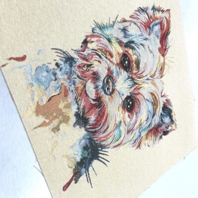 multicoloured-dog-woven-tapestry-square-panel