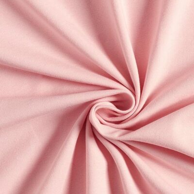 Pale Pink Plain Nylon Spandex Lycra Quality Fabric All Way Stretch Dancewear