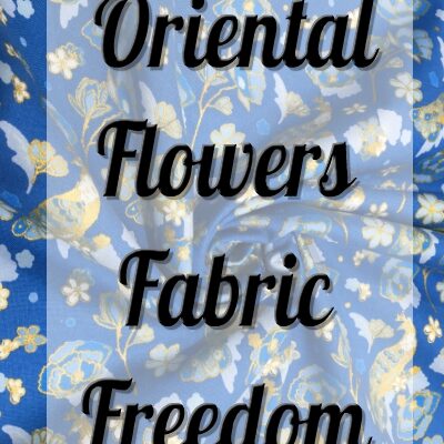 Fabric Freedom-Oriantal Flowers