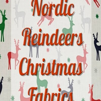 Nordic Reindeers Christmas Fabrics
