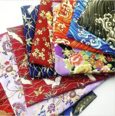 Japanese Gilded Fabric Mystery Bundle Box