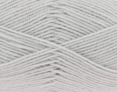 Silver 100% Acrylic Wool/Yarn Pricewise Double Knitting King Cole - Code (0363101) 100g