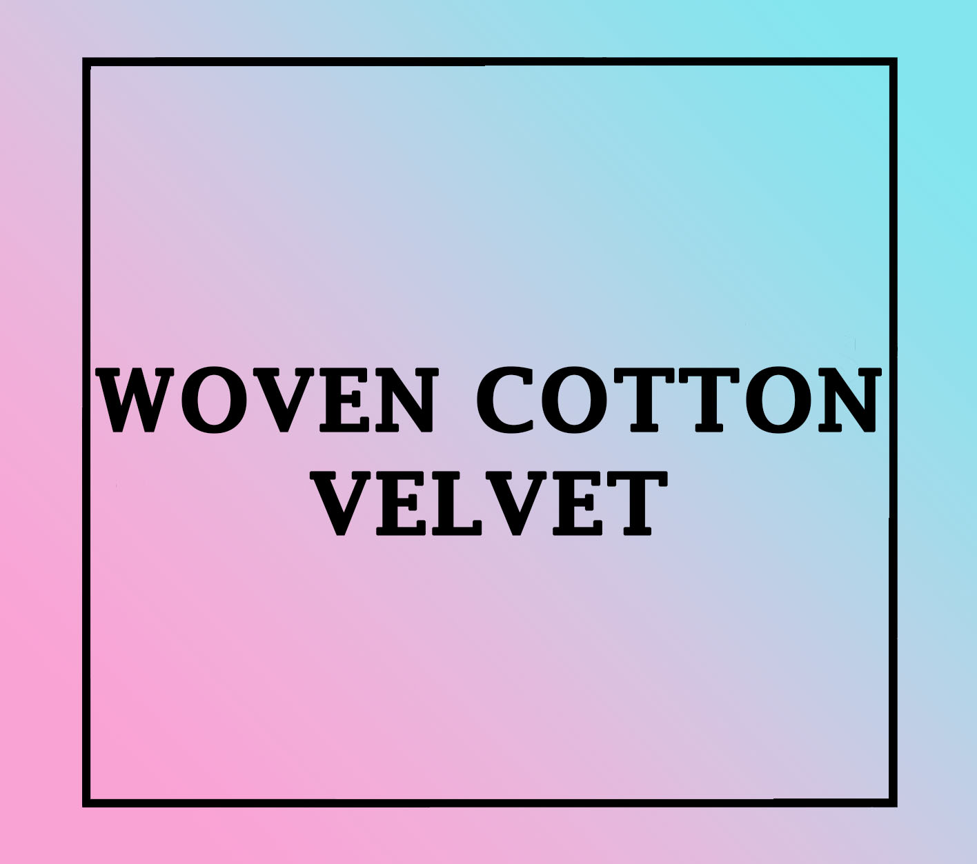 WOVEN COTTON VELVET Thimbles Fabric Shop