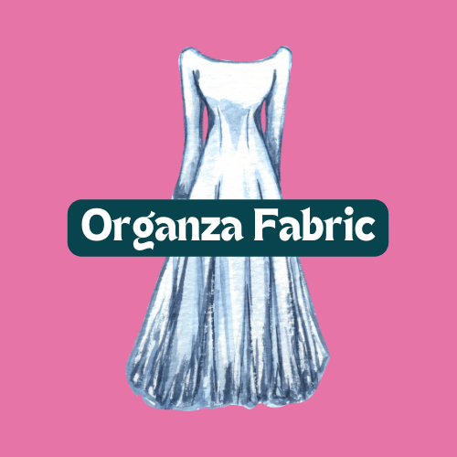 Organza Fabric Dresses Material