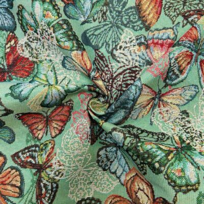 New World Tapestry Fabric - Monet Butterflies - Image 2