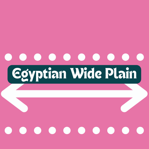 wide plain egyptian cotton 100%