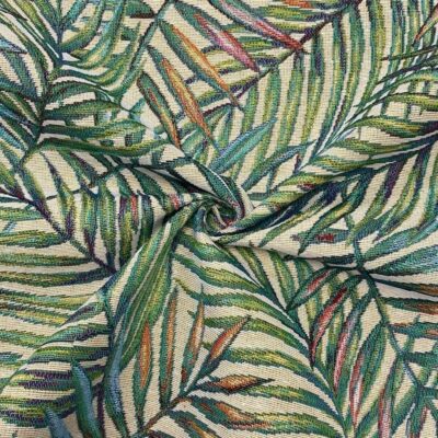 New World Tapestry Fabric - Tropical Palm Leaves - Image 3